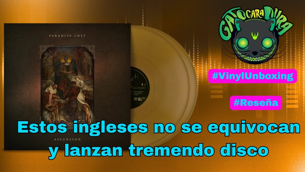 Vinyl Unboxing del nuevo disco de Paradise Lost, Ascensión, un disco gran disco lleno de melancolía