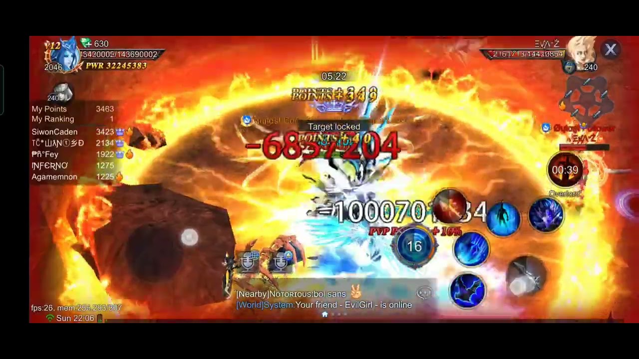Goddess Primal Chaos SiwonCaden Melee War 115 Kill ? :) #siwoncaden #goddess #meleewar