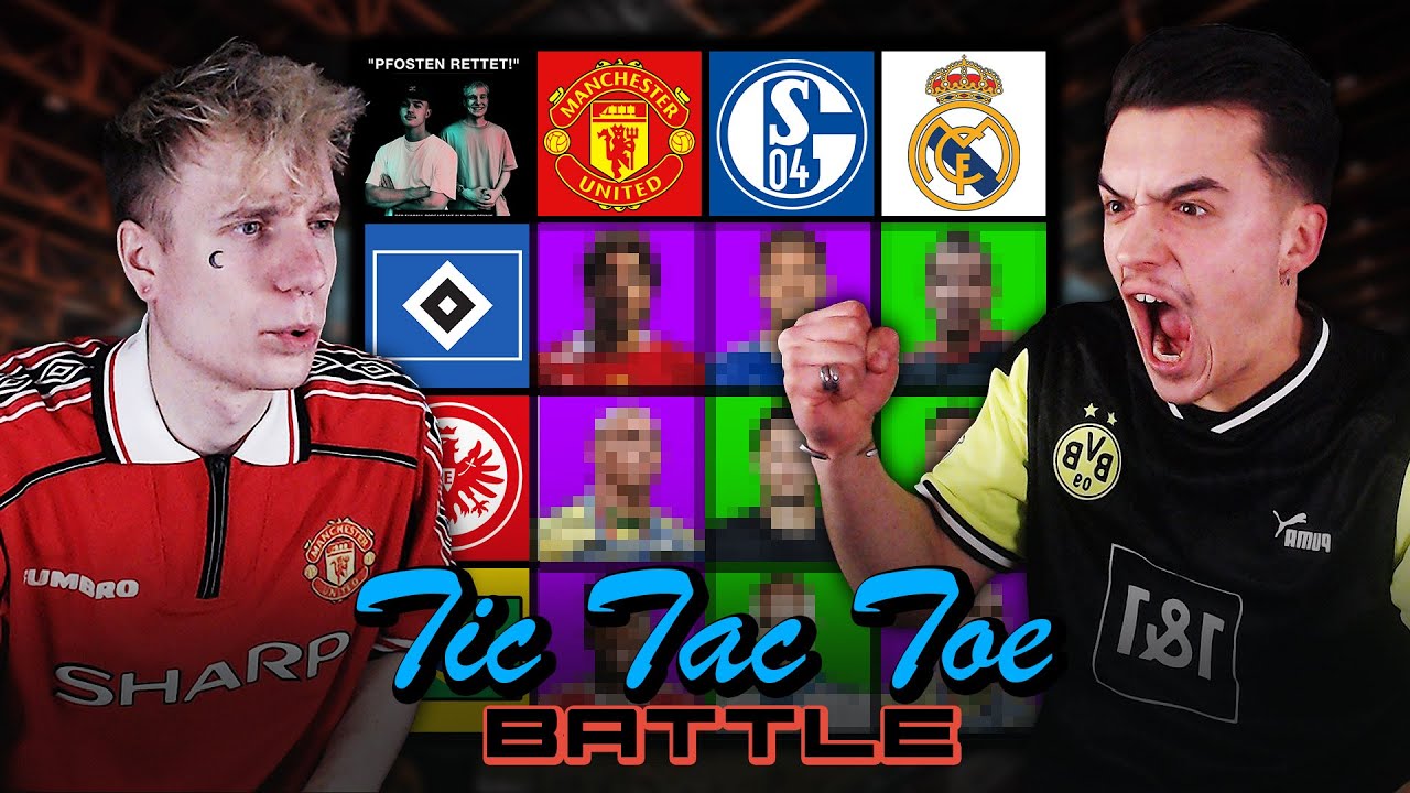 FUSSBALL TIC TAC TOE BATTLE vs. DENNY ⚽🔥
