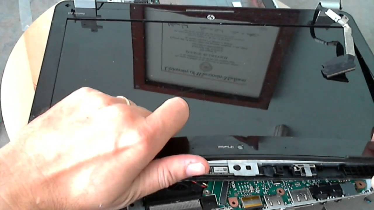 HP Pavilion dv5t-2000 dv5 Laptop Screen Replacement Procedure