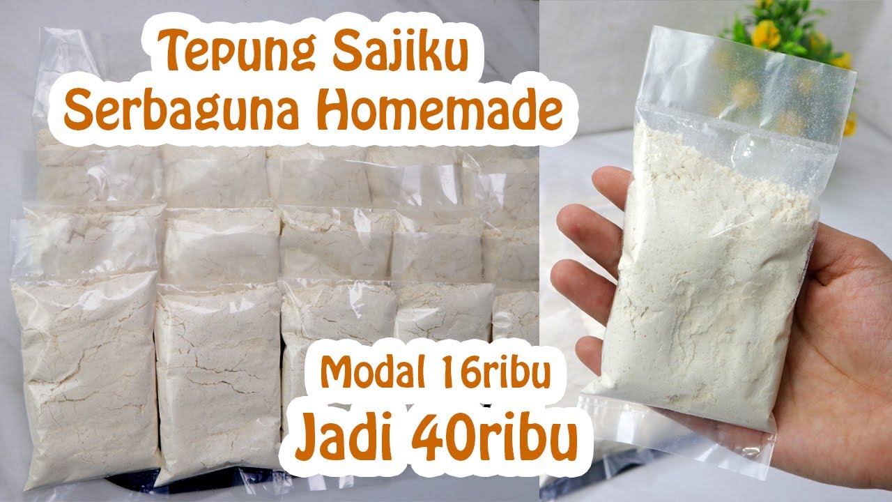 Hanya modal 16RIBUAN Jadi 40RIBU !! RESEP MUDAH RACIK BUMBU TEPUNG SAJIKU SERBAGUNA  - IDE BISNIS