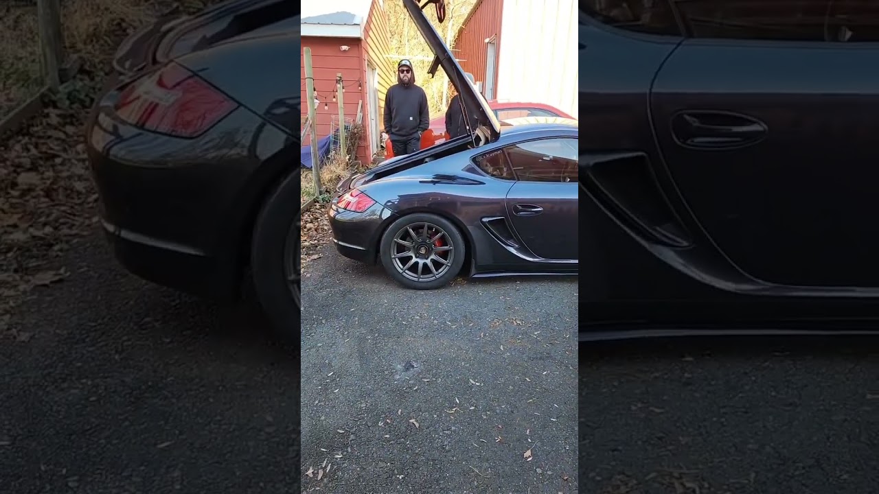 V6 twin turbo swapped Porsche Cayman