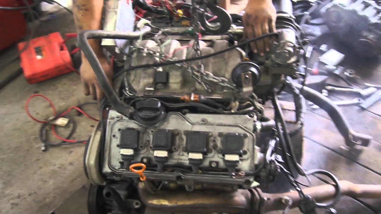 Audi 4.2 v8 ABZ Engine first start SWAP KRT 4x4