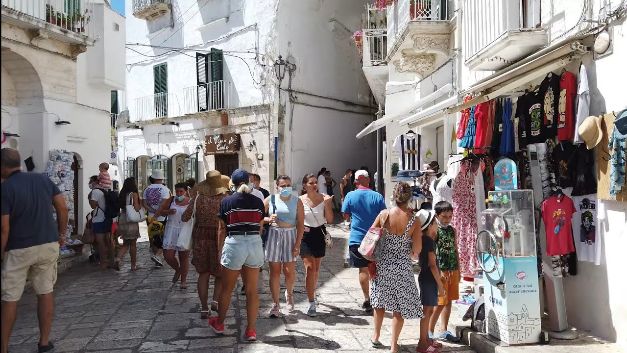 4K Walk - Ostuni, Apulia, South Italy 