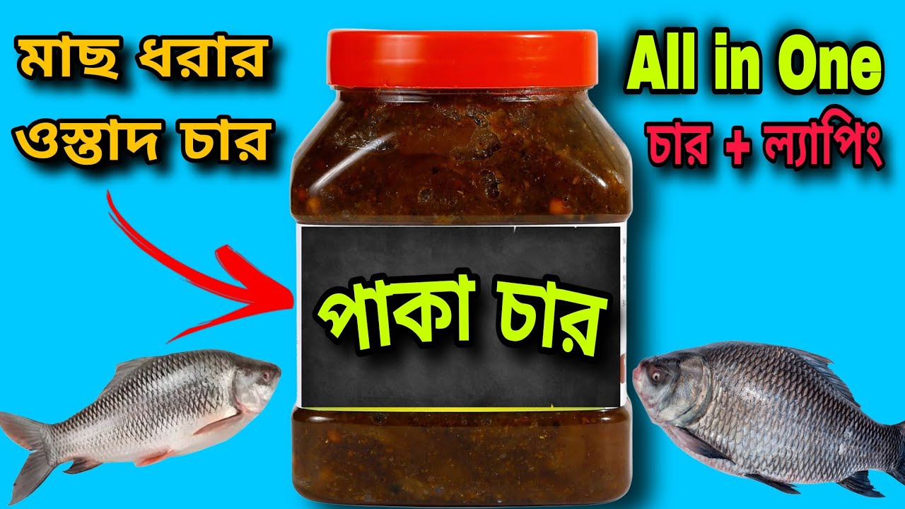 মাছ ধরার ওস্তাদ চার ও ল্যাপিং‼️পাকাচার বানাবার পদ্ধতি|Mach dhorar char | Fishing bait