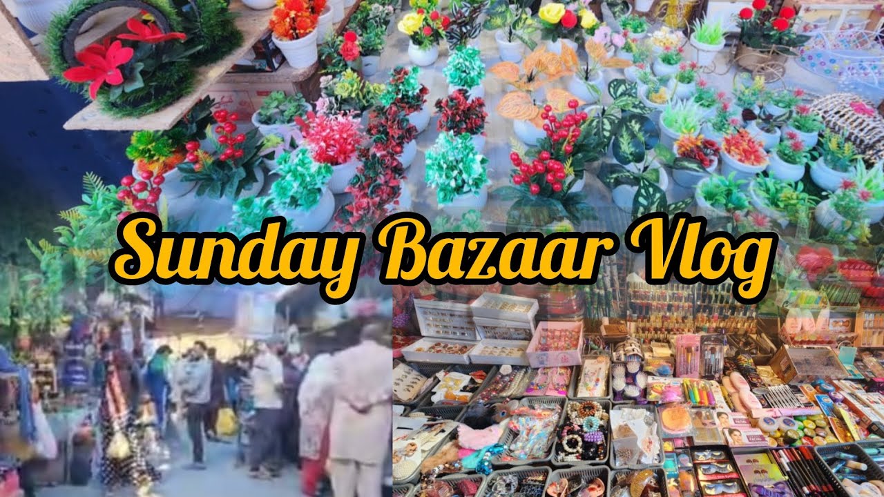 Sunday Bazaar Shopping vlog#foryou #fypシ #subscribe #share#viralvideo