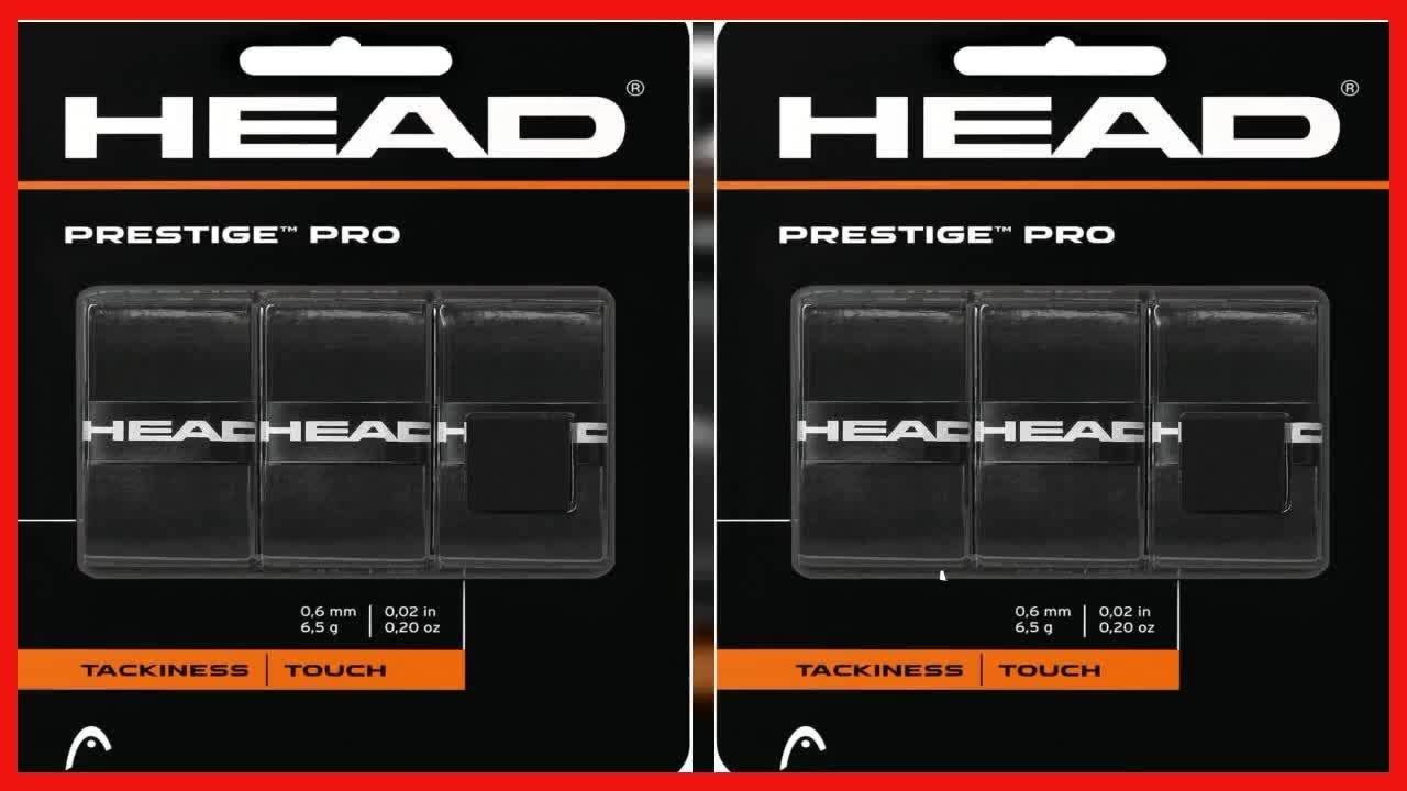 Great product -  Head Prestige Pro Racquet Overgrip - Tennis Racket Grip Tape