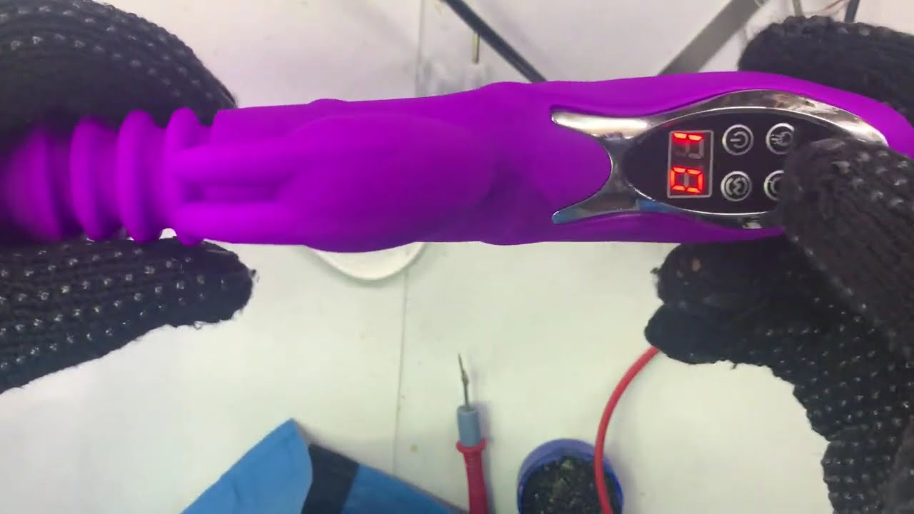 Repairing a purple vibrator #battery #repair #diy #electronicdevice #massager #jamaica #wanderlust