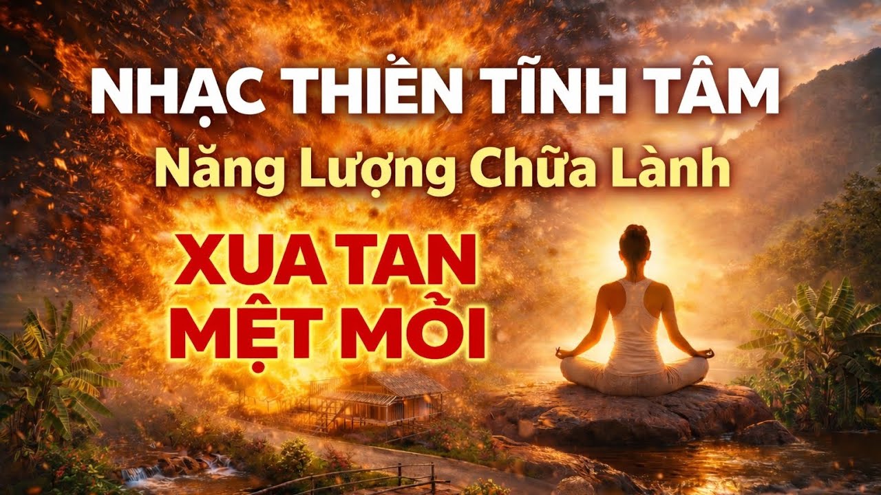 Nhạc Thiền Tĩnh Tâm – Năng Lượng Chữa Lành | Xua Tan Mệt Mỏi, Thư Giãn Tâm Trí.