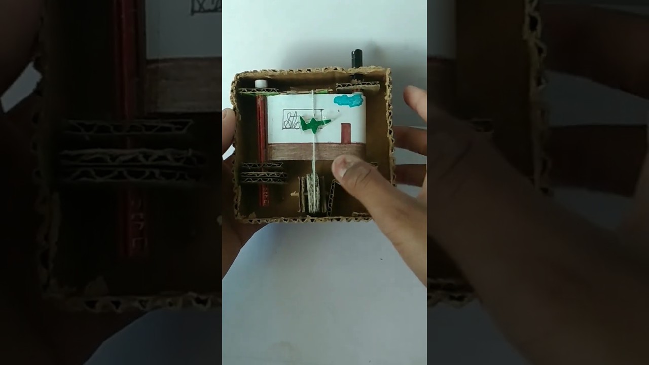 A mini cardboard game