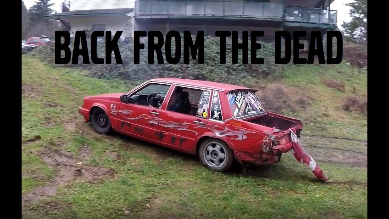 driving an illegal DRIFT MISSILE volvo on the street..