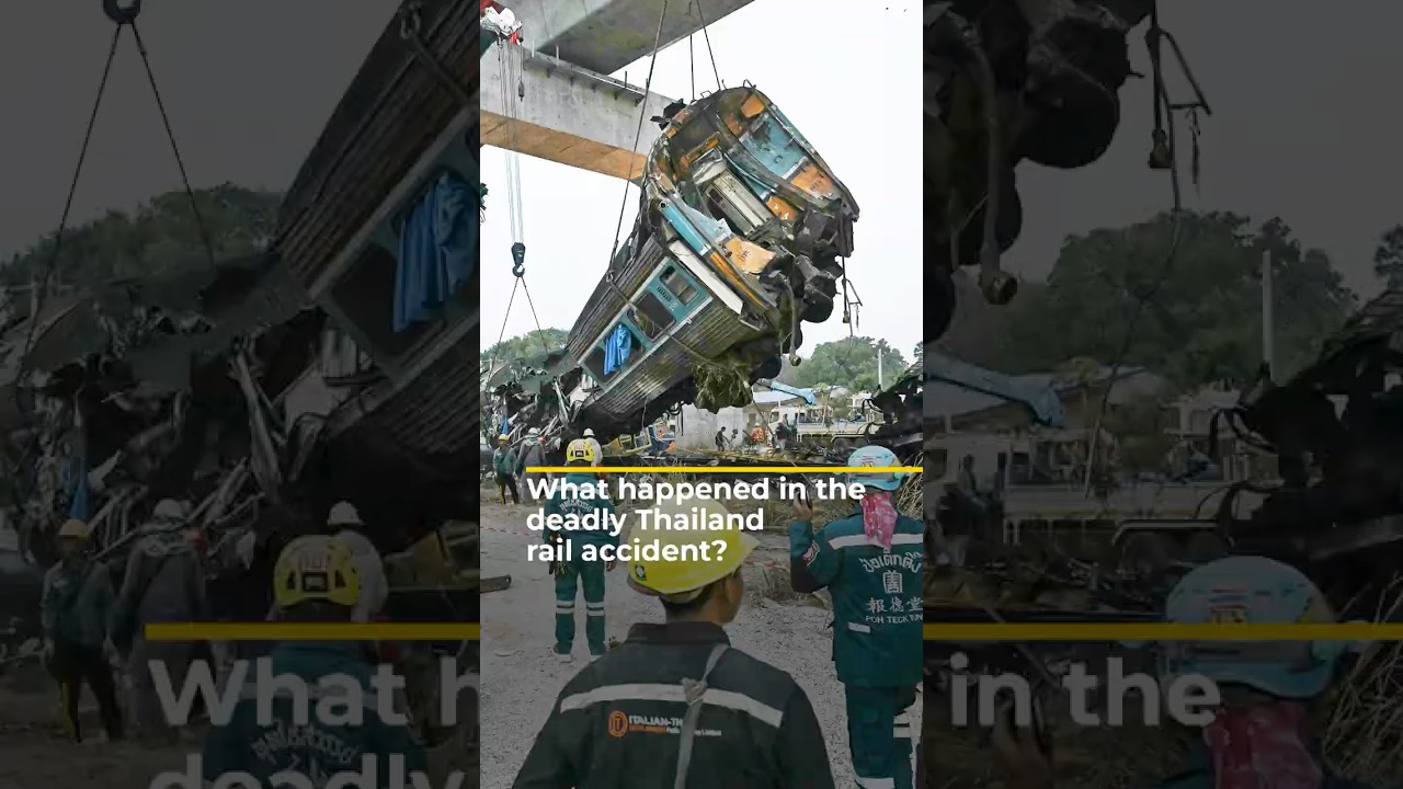 What happened in the deadly Thailand rail accident? | #ajshorts