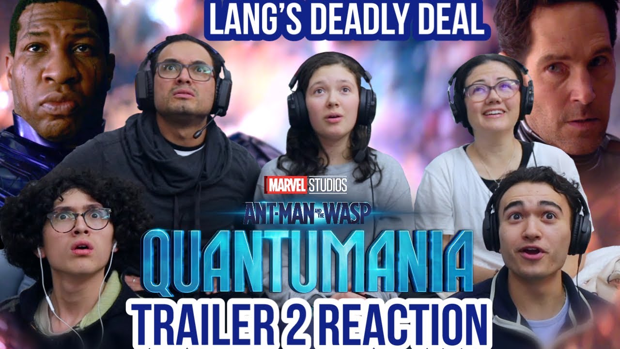 ANTMAN and THE WASP: QUANTUMANIA TRAILER 2 REACTION! | MaJeliv Reactions | Lang’s deadly deal
