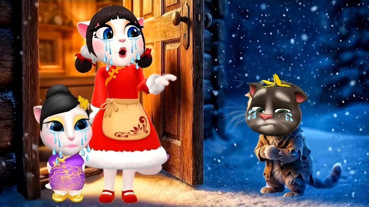 A kind lady changes the life of a stray cat forever. How sweet! My talking angela 2 & 1 and tom