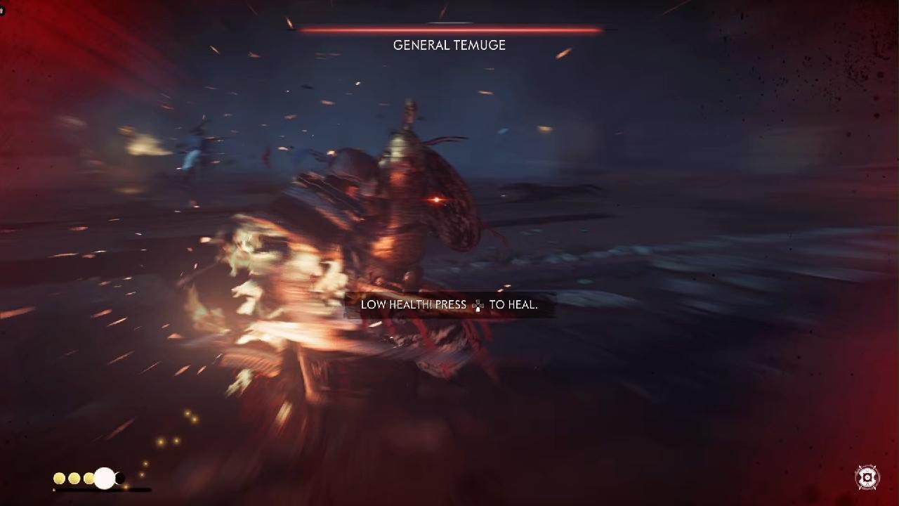 Ghost of Tsushima_General Temuge learning curve
