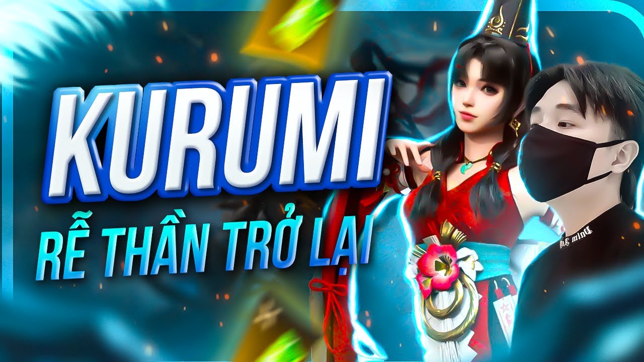 KURUMI CỦA RỄ THẦN TRỞ LẠI CÙNG VỚI DAO GĂM U MINH BỘ MÚA CỰC KHÉT 1 VS 3 TOP 1 | KURUMI 30K HEAL