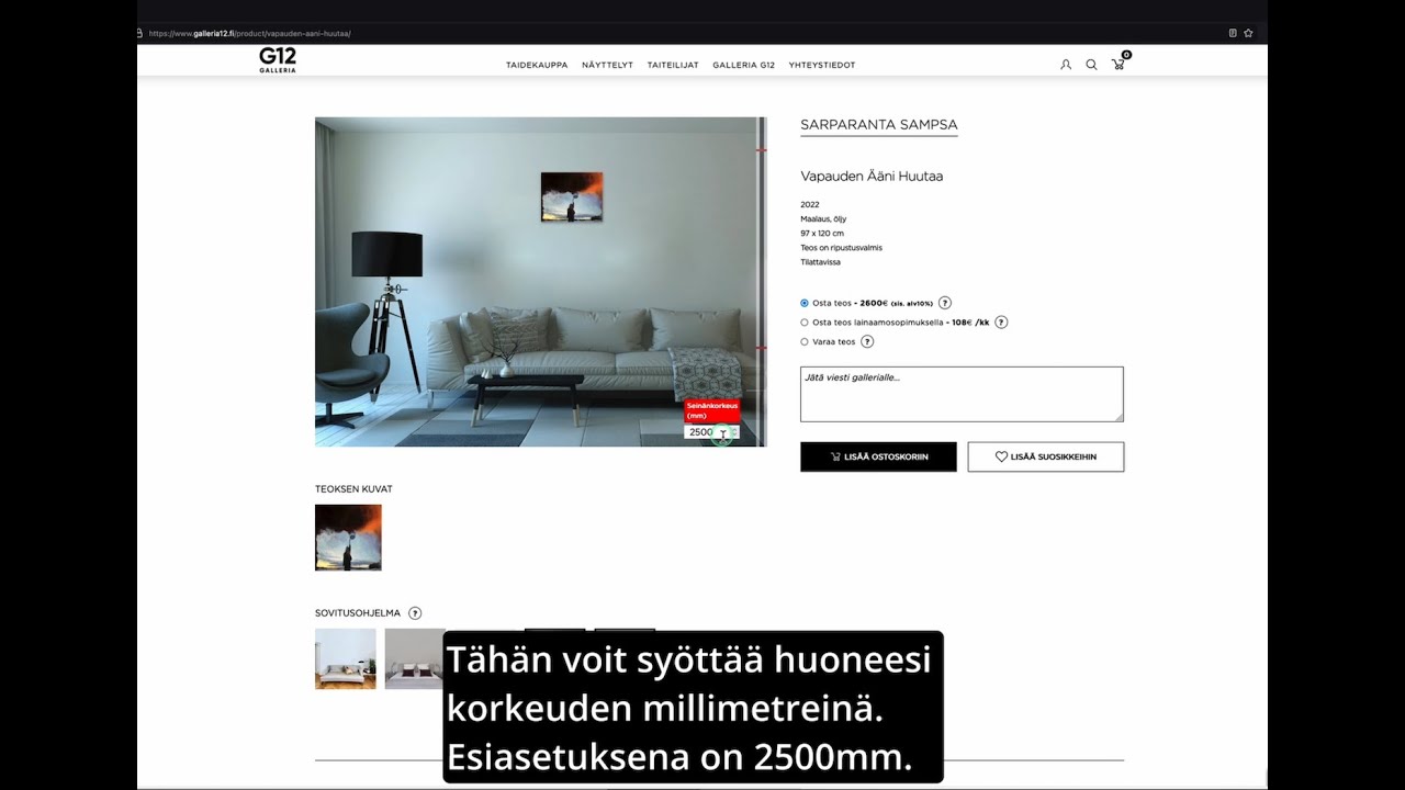 G12 Sovitusohjelma