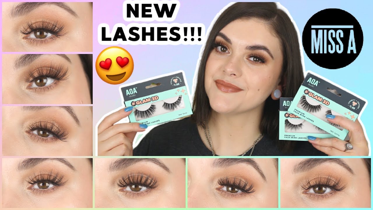 NEW SHOP MISS A LASHES REVIEW AND TRY ON! 👀