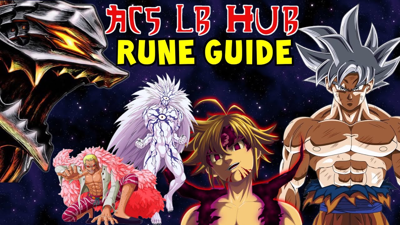 The Best And Most Accurate Rune Guide (Anime Champions)