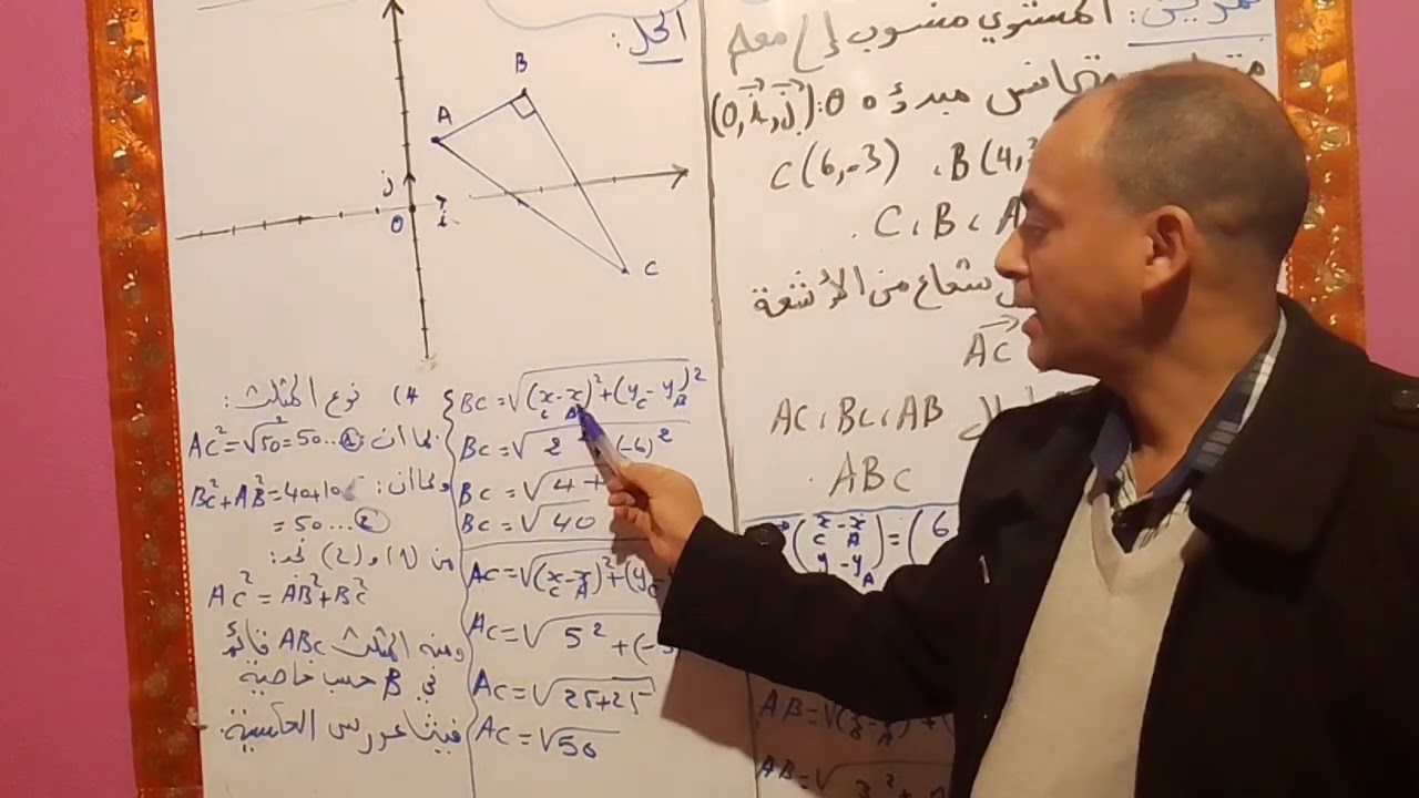 الاشعة في المعلم
