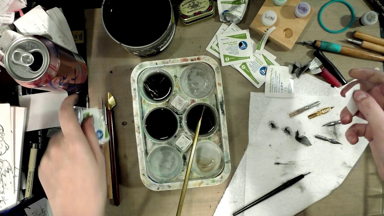 Dip Pen Nib Cleaning Tips