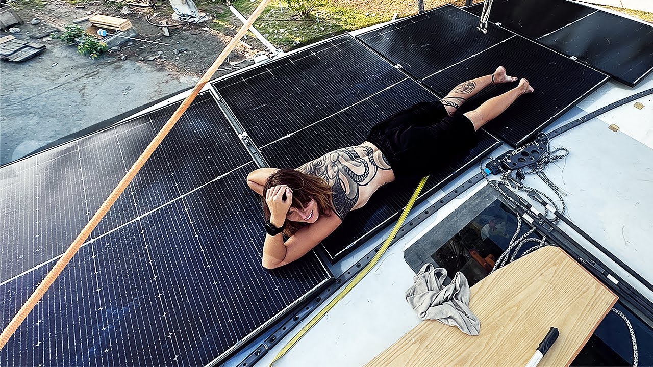 OFF GRID POWER BUILD Aluminium Exploration Catamaran