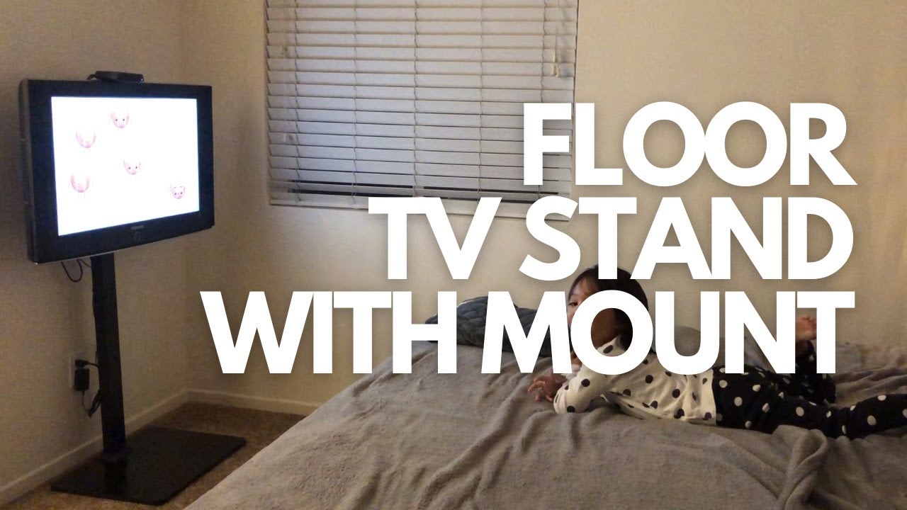 Floor TV Stand with Mount for 32-70 inch TVs up to 88 lbs