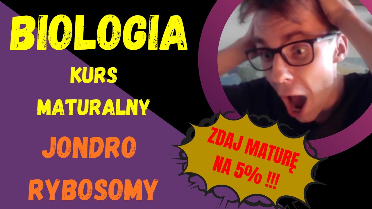 Jądro komórkowe, rybosomy. Darmowy kurs maturalny z biologii. #matura