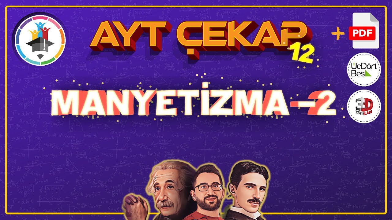 AYT Fizik ÇEKAP -12 | Manyetik Kuvvet | Manyetizma | 2023 #çekapfizik