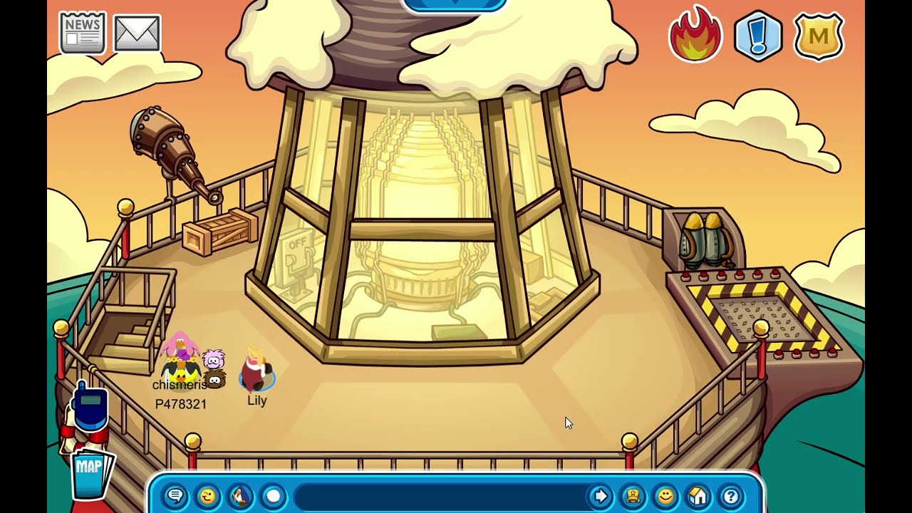 Club Penguin Journey Card Jitsu Fire Scavenger Hunt Locations