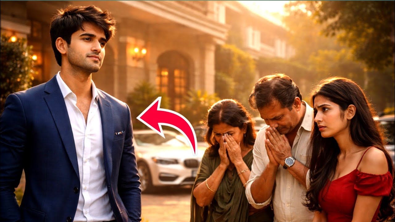 जिसे गरीब समझकर ठुकराया गया था, उसी के सामने एक दिन पूरा परिवार झुका — वही निकला शहर का करोड़पति