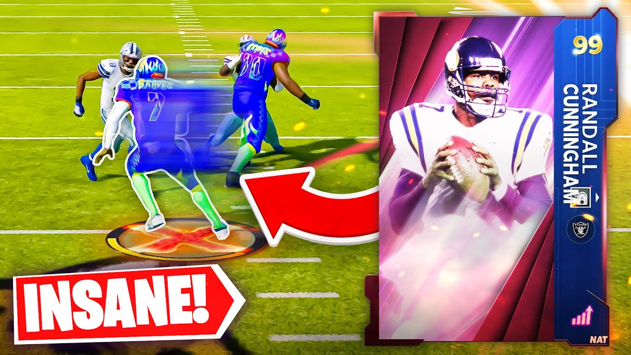 THE FIRST 99 SPEED QB! RANDALL CUNNINGHAM IS AWESOME - Madden 22 Gameplay