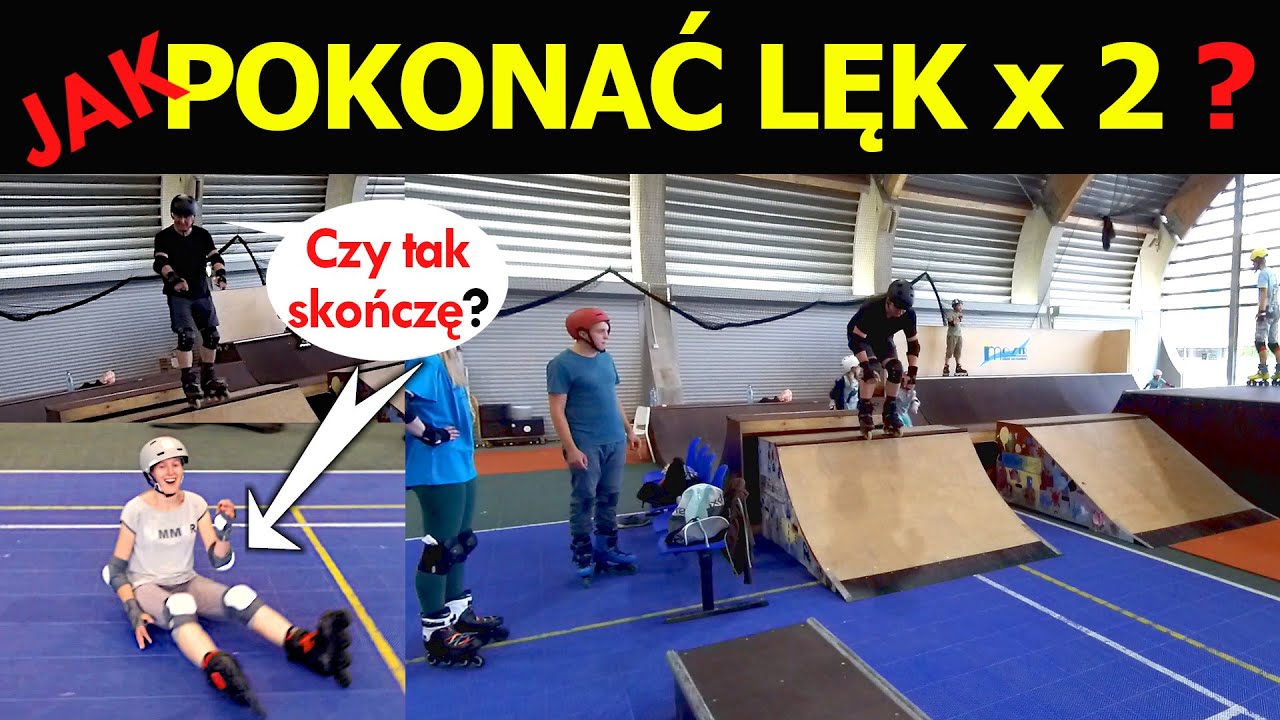 Rolki 082 - Skatepark! Rampa! Pokonałem strach, lęk w 2 opcjach! Co nowego nauczyłem się na rolkach?