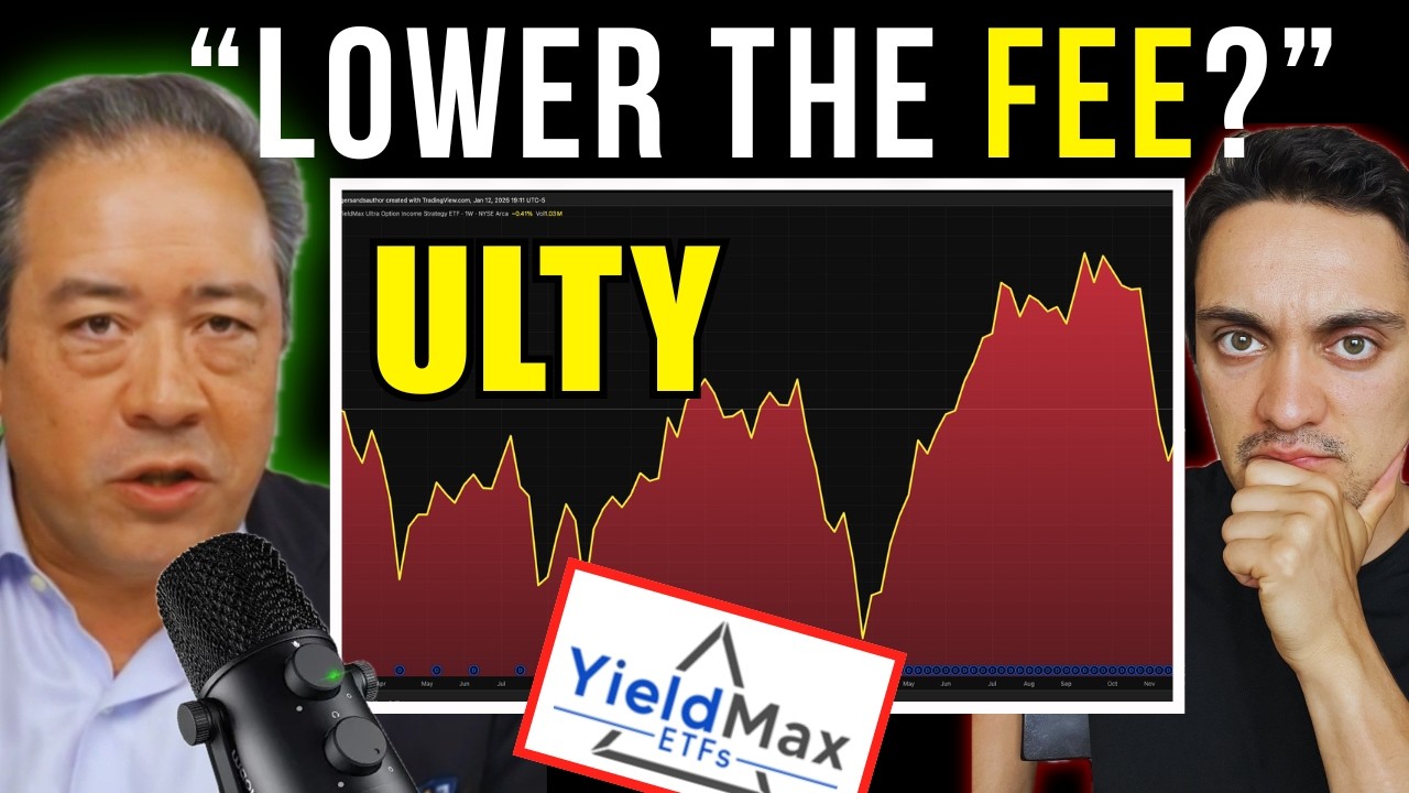 I asked YieldMax's Michael Khouw if ULTY would lower the fee