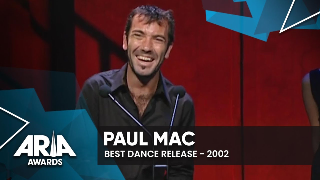 Paul Mac wins Best Dance Release | 2002 ARIA Awards