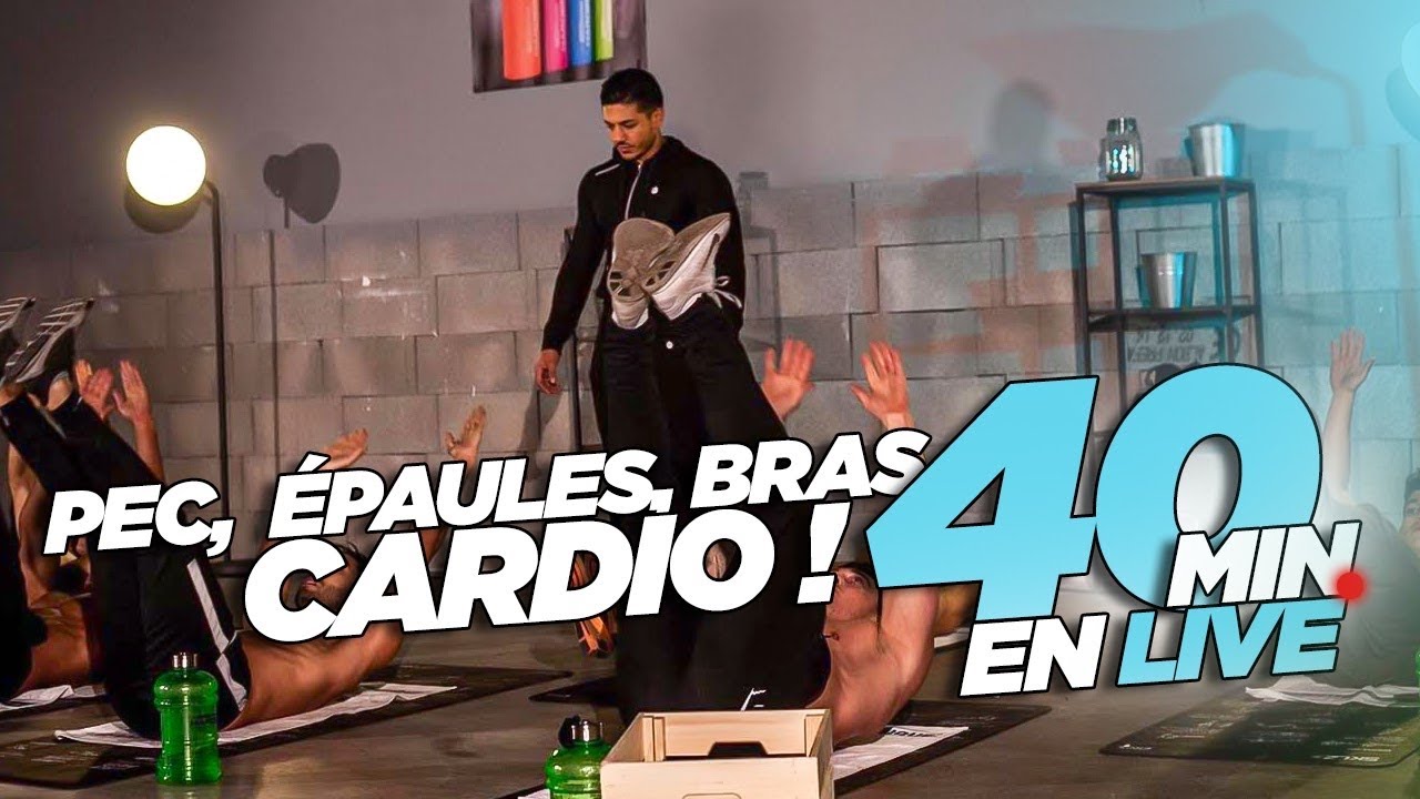 PECS ÉPAULES BRAS SANS MATERIEL : ENTRAINEMENT DE 40 MIN