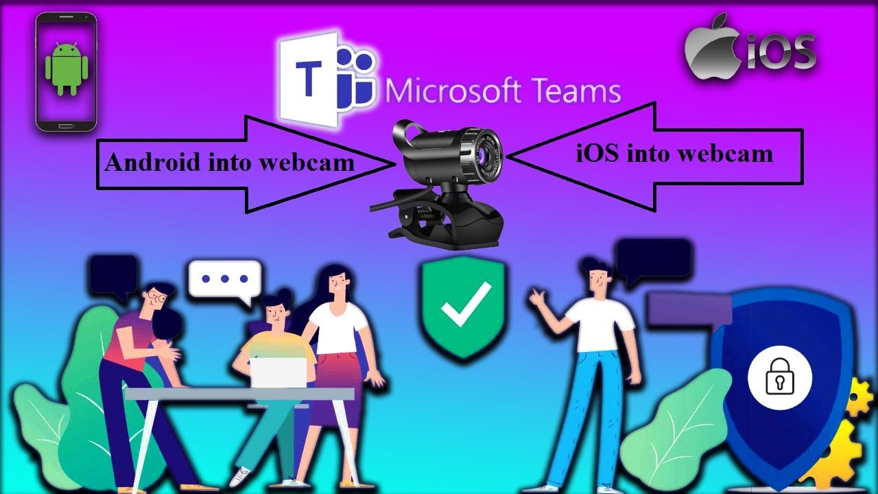 Turn your mobile camera into your PC webcam for Ms-Teams classes