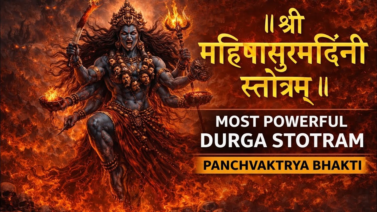 MahishasurMardini Stotram | MOST POWERFULL DURGA MANTRA | Remove Negative Energy PANCHVAKTRAYABHAKTI