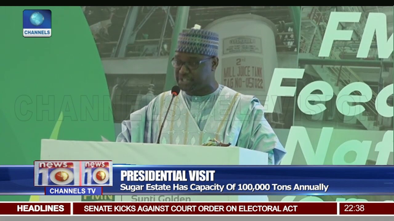 Buhari Commissions 100,000 Capacity Sunti Golden Sugar Estate In Niger