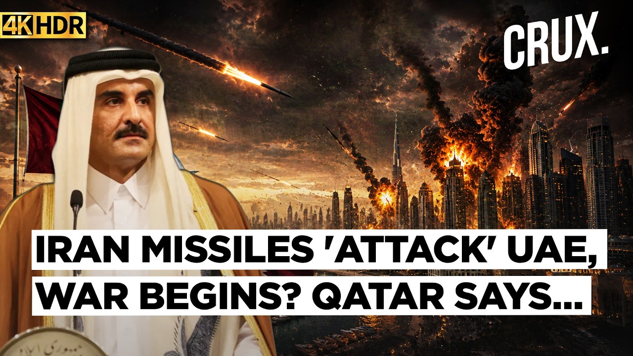 Iran &lsquo;Fires Ballistic Missiles' at UAE as Trump Claims Hormuz, Pentagon Weighs Gulf Pullback |4K