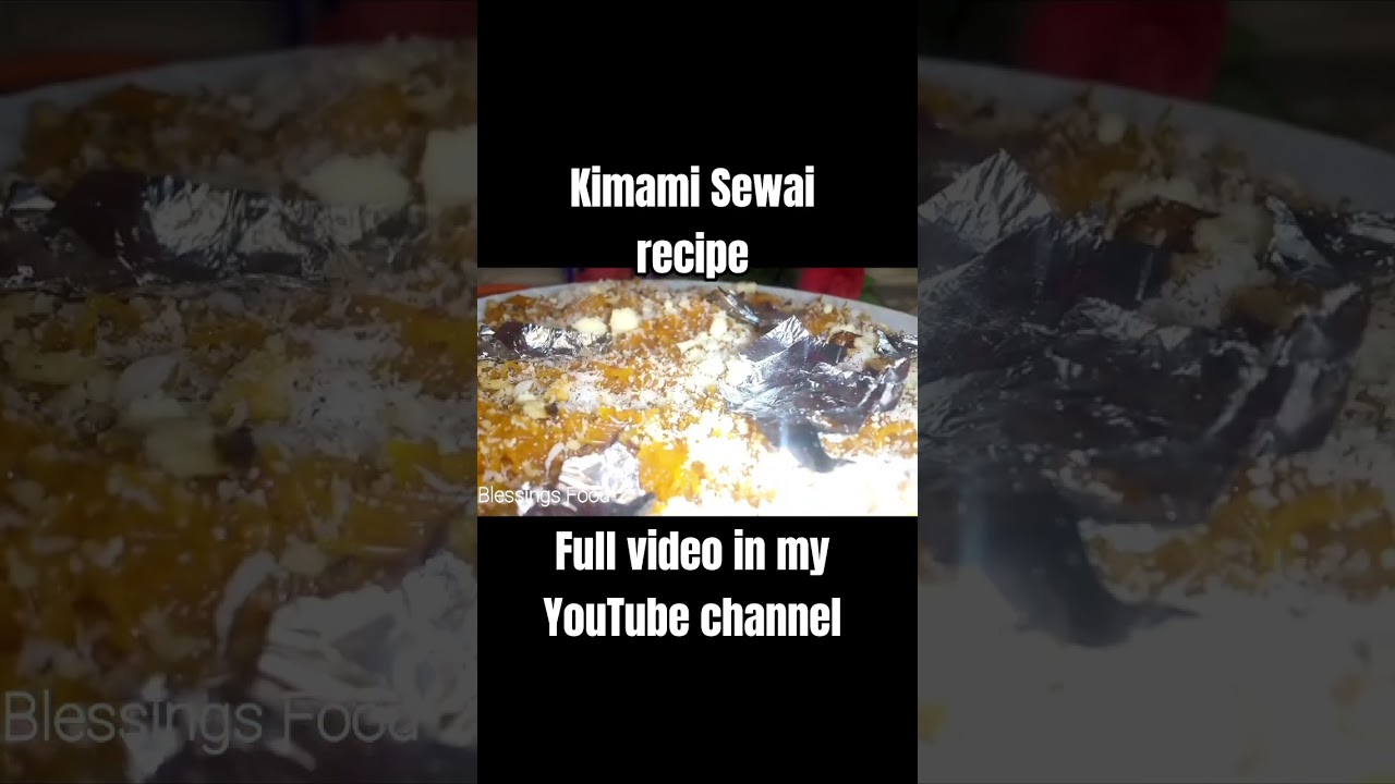 *"Royal Kimami Sewai Recipe | Awadhi Mithai | Eid Special Sweet | Blessings Food 🌙🍯✨"