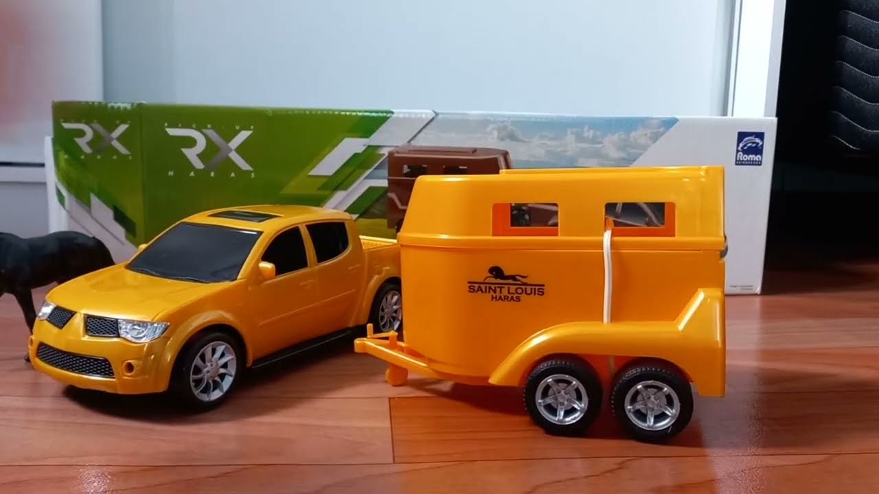 Abrindo Brinquedos. Miniatura Mitsubishi L200 @Roma Brinquedos
