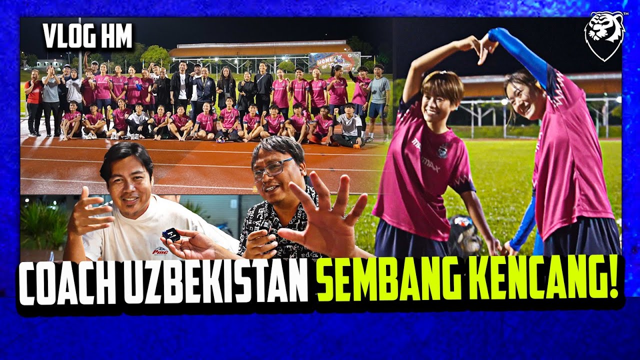 Coach Uzbekistan sembang kencang! Ayuh sumandak, kita kasi malu sama dia!