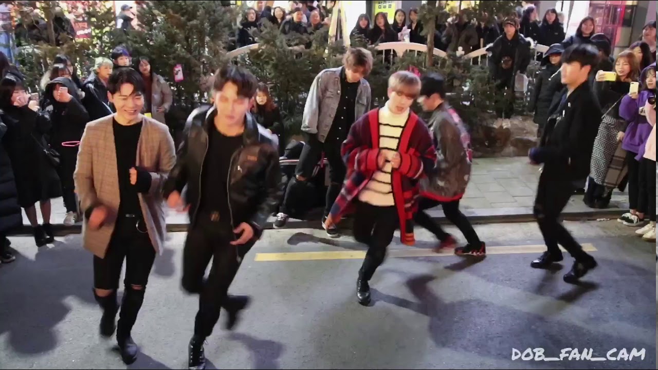180210 디오비 DOB 홍대공연 / 방탄소년단(BTS) - 고민보다GO