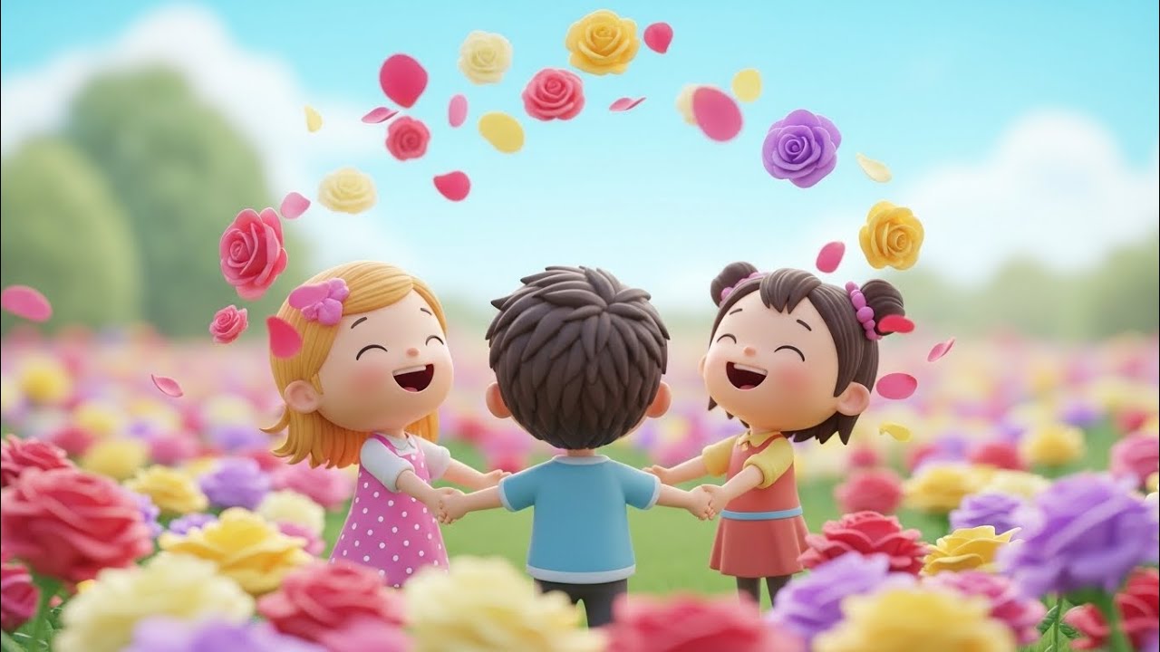 Ringa Ringa Roses 🌸 | Kids Rhyme | Baby Song