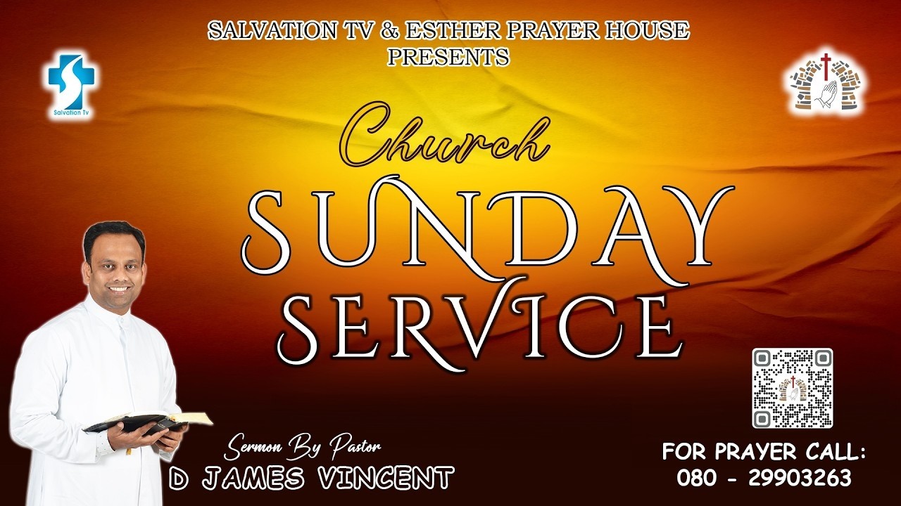 SUNDAY 1ST SERVICE LIVE | 15.02.2026 | MESSAGE BY PASTOR. D JAMES VINCENT | ESTHER PRAYER HOUSE
