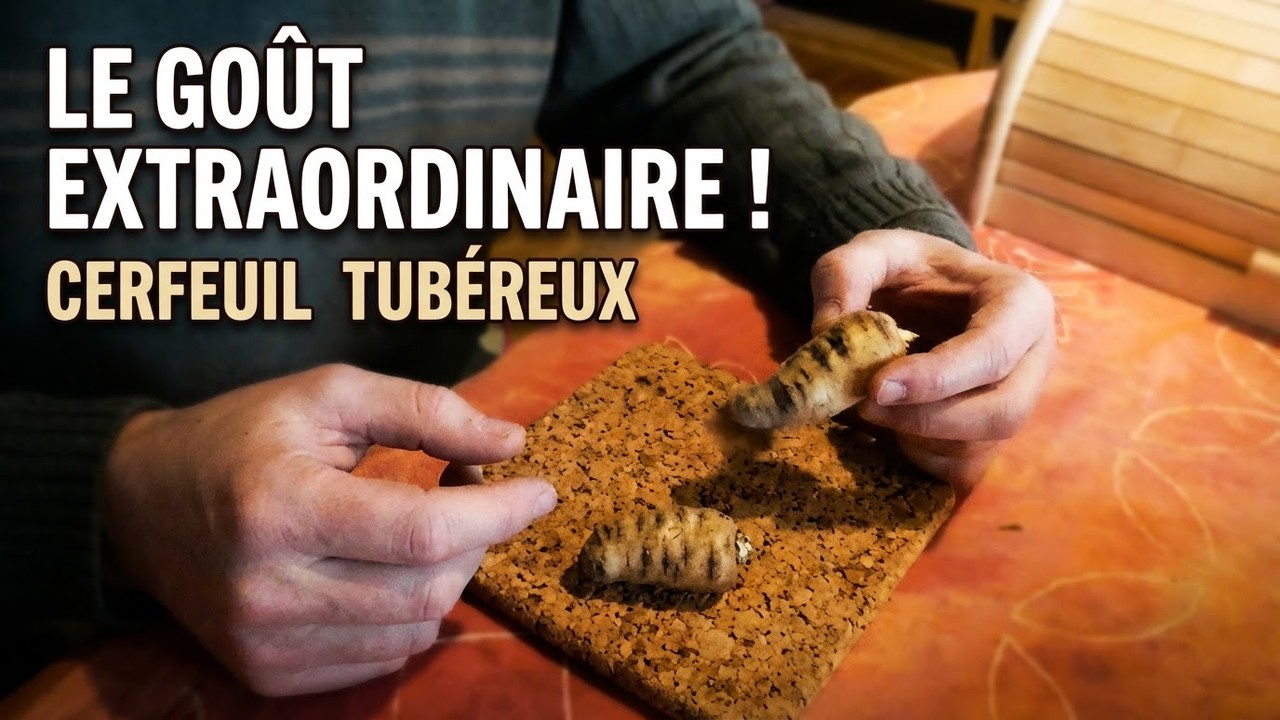 Ce Légume Oublié a un Goût Extraordinaire | Le Cerfeuil Tubéreux !