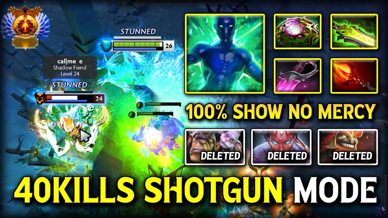 40KILLS SHOTGUN MODE MID Morphling | Full of Magical Build One Combo Instant Disappear 7.40c DotA 2
