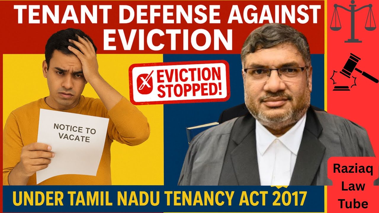How Tenants Can Legally Stop Eviction | Defences to Tenants in Eviction Cases in TN Tenancy Act 2017