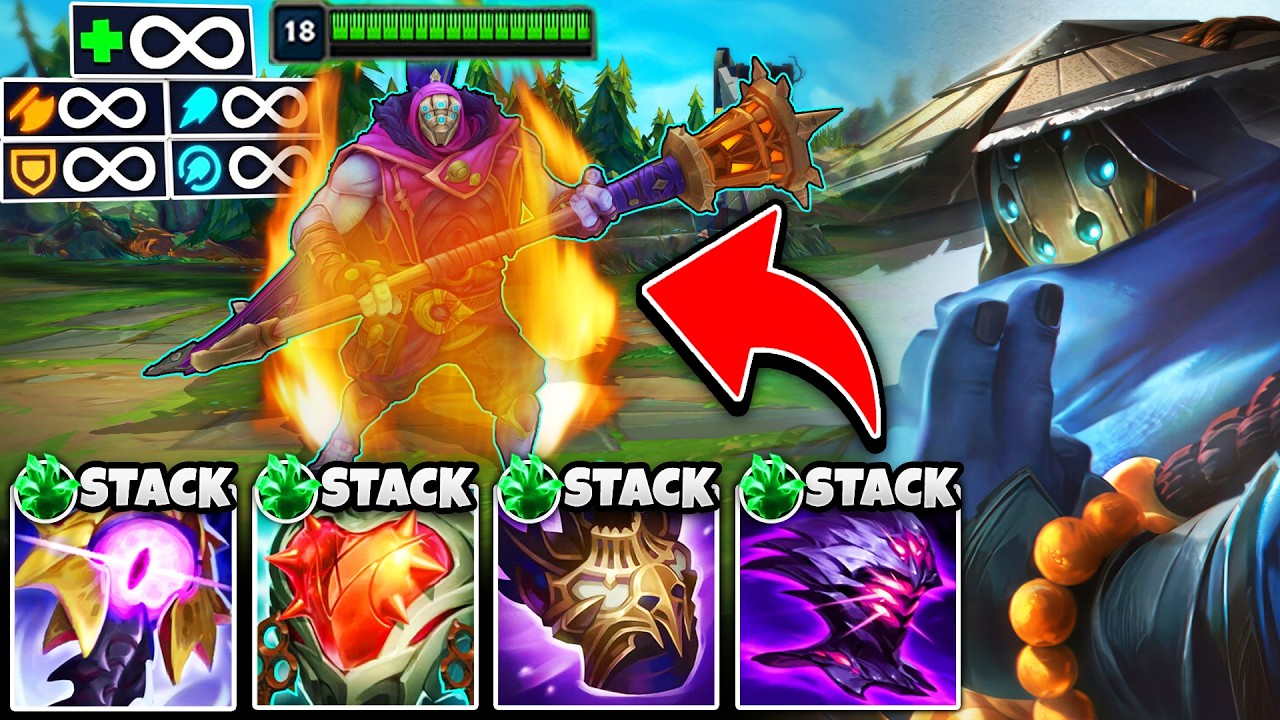 I invented a broken Jax build where every stat scales infinitely (RAID BOSS JAX)